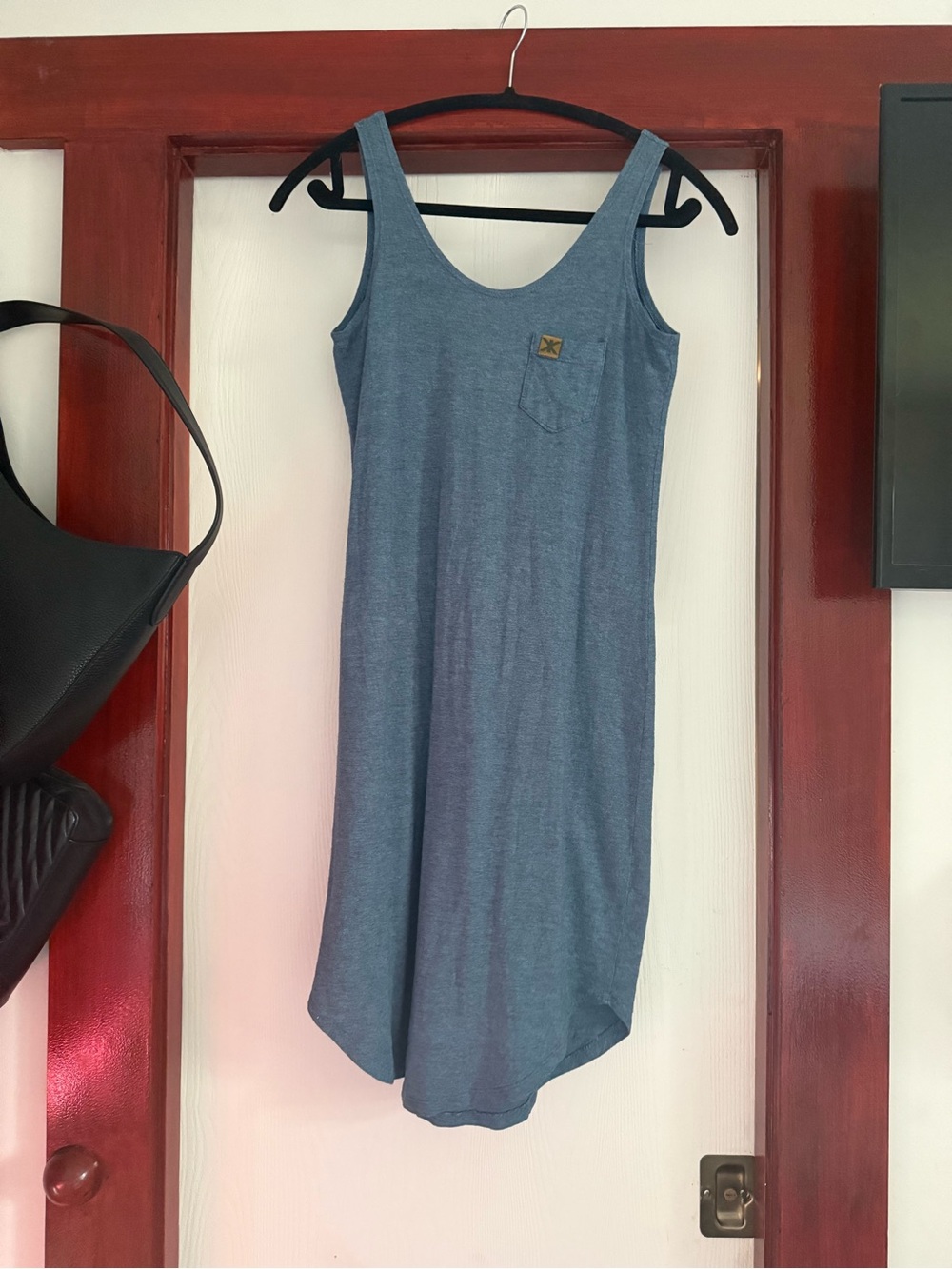 Brok boys Sleeveless Blue Tank Dress with Pocket